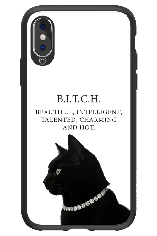 B. i. t. c. h. - Apple iPhone X