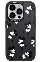 Iconic Mouse (antracite pattern) - Apple iPhone 14 Pro