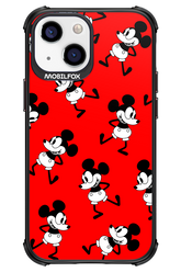 Iconic Mouse (red pattern) - Apple iPhone 13 Mini