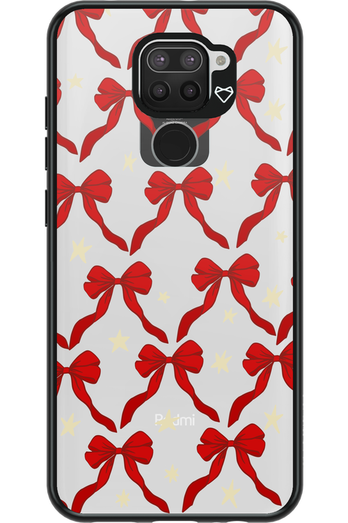 Bow & Stars (Transparent) - Xiaomi Redmi Note 9