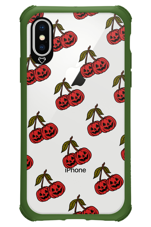 Spicey Pumpkin (Transparent) - Apple iPhone X