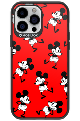 Iconic Mouse (red pattern) - Apple iPhone 13 Pro Max