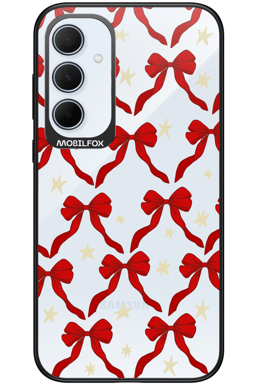 Bow & Stars (Transparent) - Samsung Galaxy A35
