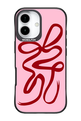 Burgundy Bow - Apple iPhone 17