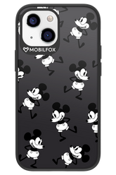 Iconic Mouse (antracite pattern) - Apple iPhone 13 Mini