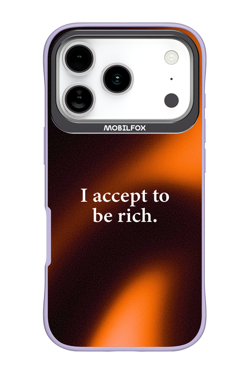I accept to be rich - Apple iPhone 17 Pro