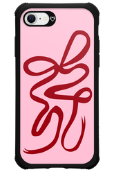 Burgundy Bow - Apple iPhone 7