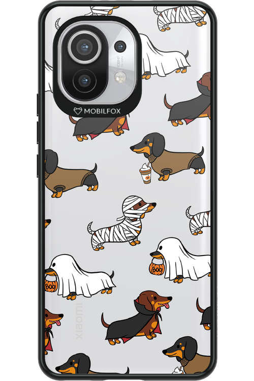 Scary Dachshund (Transparent) - Xiaomi Mi 11 5G