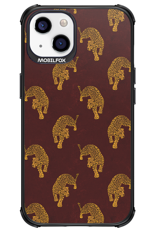 Burgundy Leopard Pattern - Apple iPhone 13