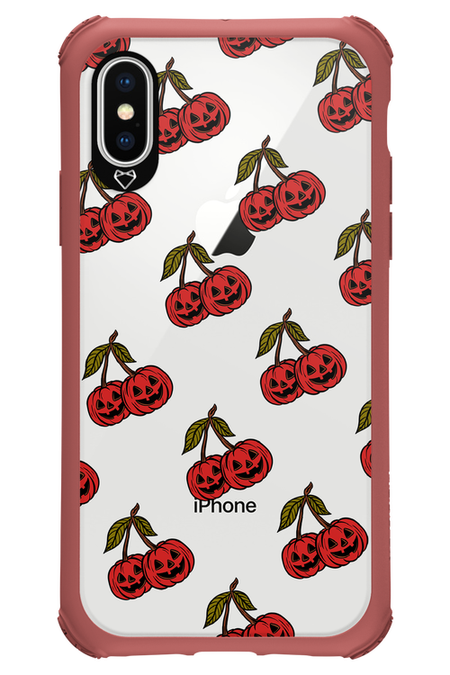 Spicey Pumpkin (Transparent) - Apple iPhone X