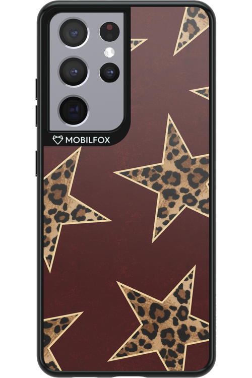 Wild Stars Burgundy - Samsung Galaxy S21 Ultra