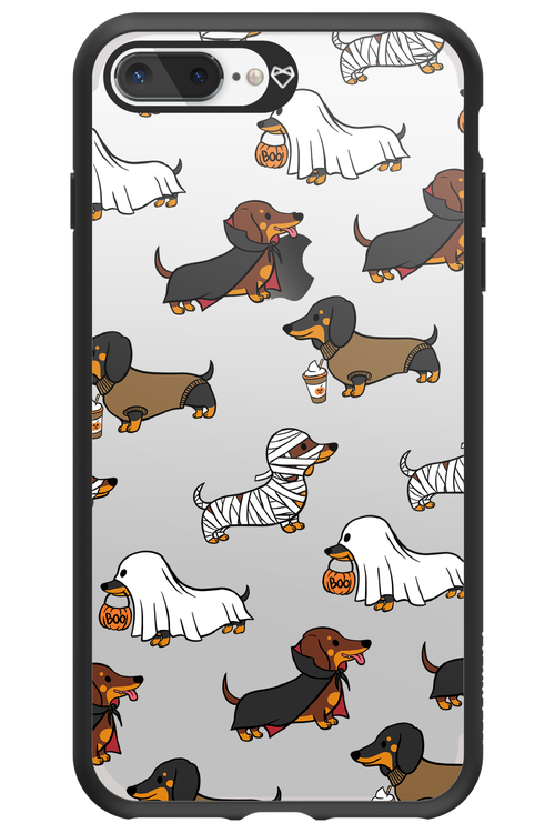 Scary Dachshund (Transparent) - Apple iPhone 7 Plus