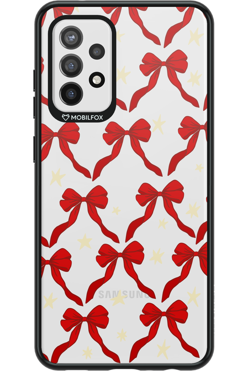 Bow & Stars (Transparent) - Samsung Galaxy A72