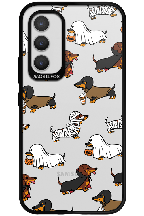Scary Dachshund (Transparent) - Samsung Galaxy A34