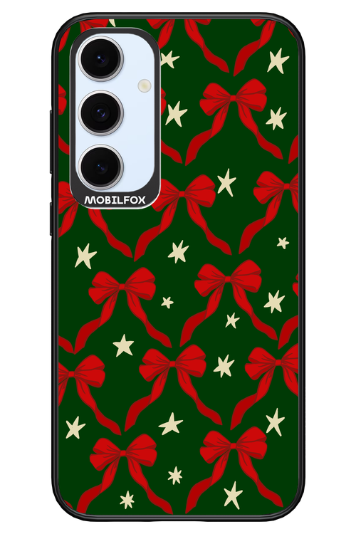 Bow & Stars (Green) - Samsung S24 FE