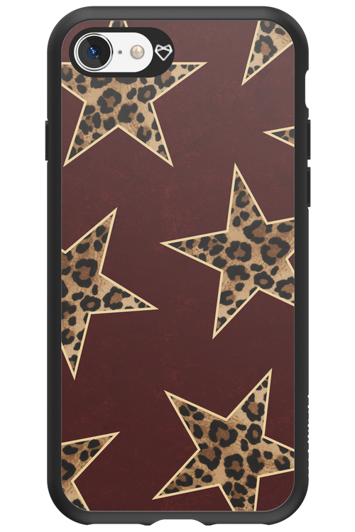 Wild Stars Burgundy - Apple iPhone SE 2020