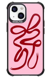 Burgundy Bow - Apple iPhone 13 Mini