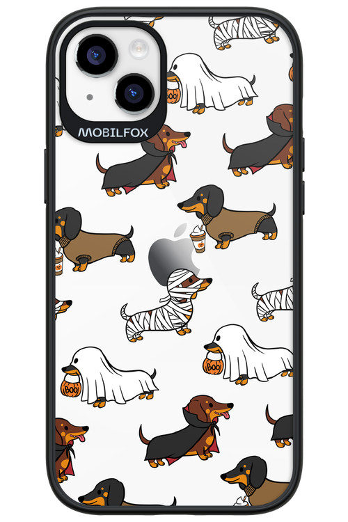 Scary Dachshund (Transparent) - Apple iPhone 14 Plus