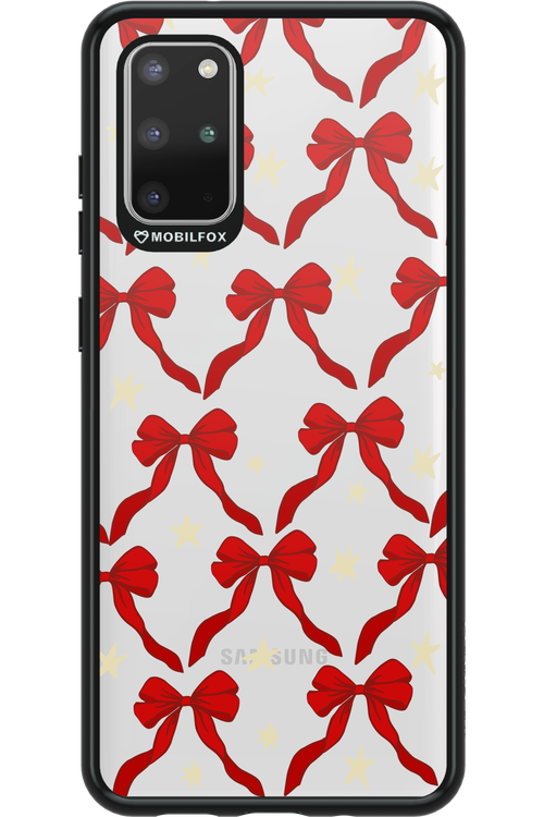Bow & Stars (Transparent) - Samsung Galaxy S20+