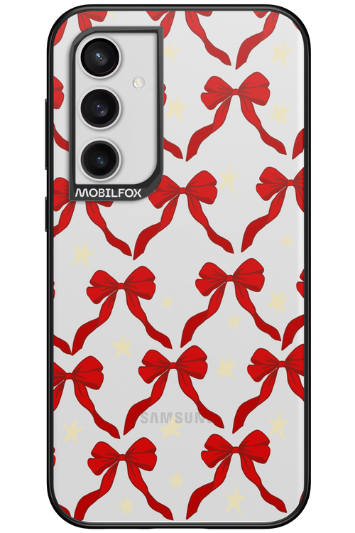 Bow & Stars (Transparent) - Samsung Galaxy S23 FE