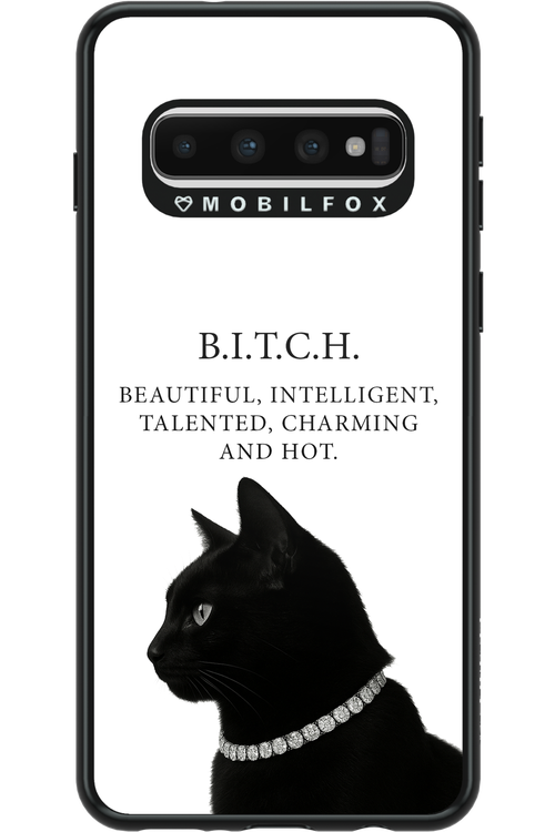 B. i. t. c. h. - Samsung Galaxy S10