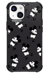 Iconic Mouse (antracite pattern) - Apple iPhone 13 Mini