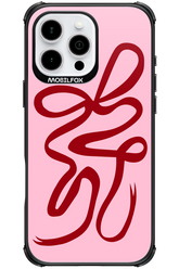 Burgundy Bow - Apple iPhone 16 Pro Max