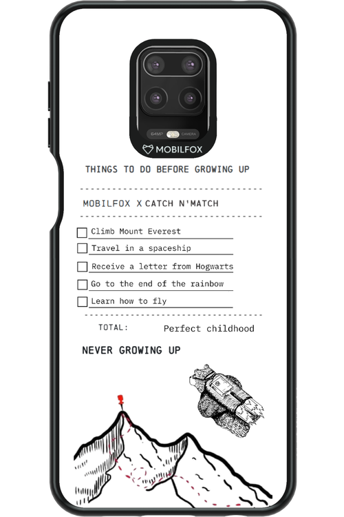 things to do before growing up - Xiaomi Redmi Note 9 Pro