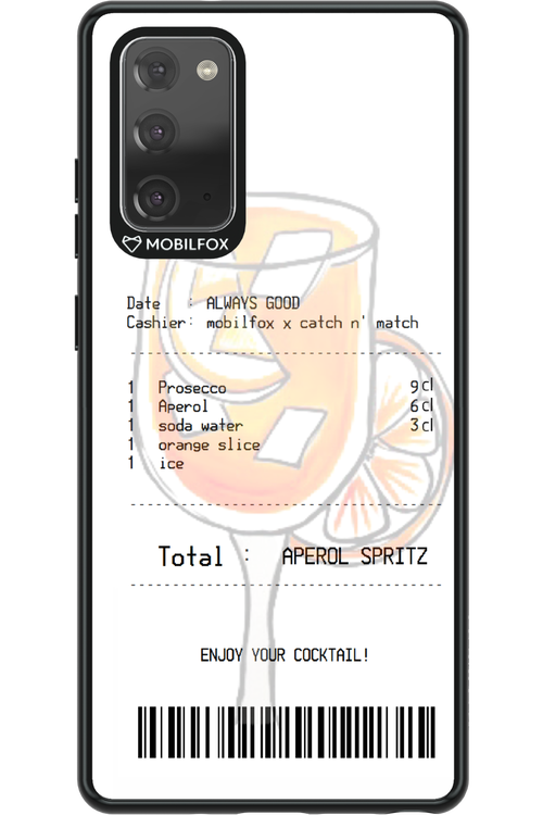 aperol spritz cocktail - Samsung Galaxy Note 20