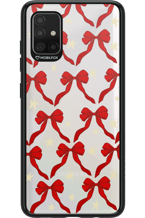 Bow & Stars (Transparent) - Samsung Galaxy A51