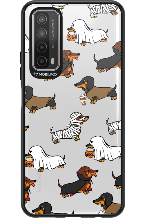 Scary Dachshund (Transparent) - Huawei P Smart 2021