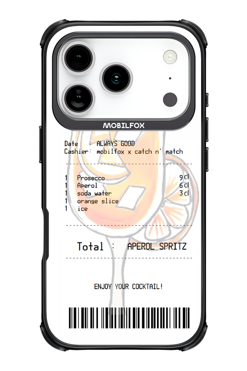 aperol spritz cocktail - Apple iPhone 17 Pro