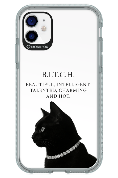 B. i. t. c. h. - Apple iPhone 11