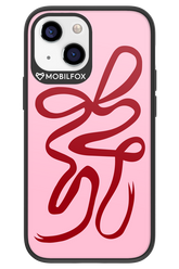 Burgundy Bow - Apple iPhone 13 Mini