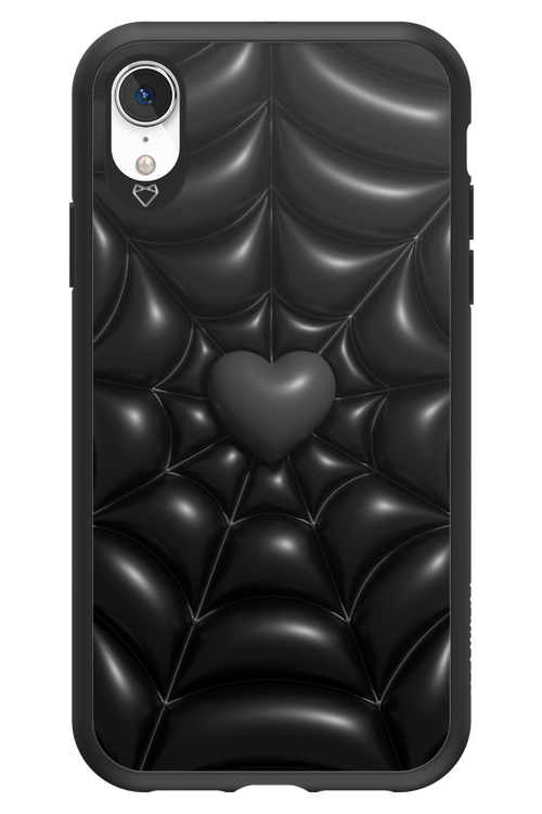 Black Spider Heart - Apple iPhone XR