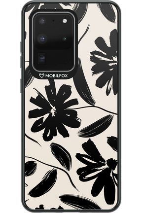 Monochrome Flowerss - Samsung Galaxy S20 Ultra 5G