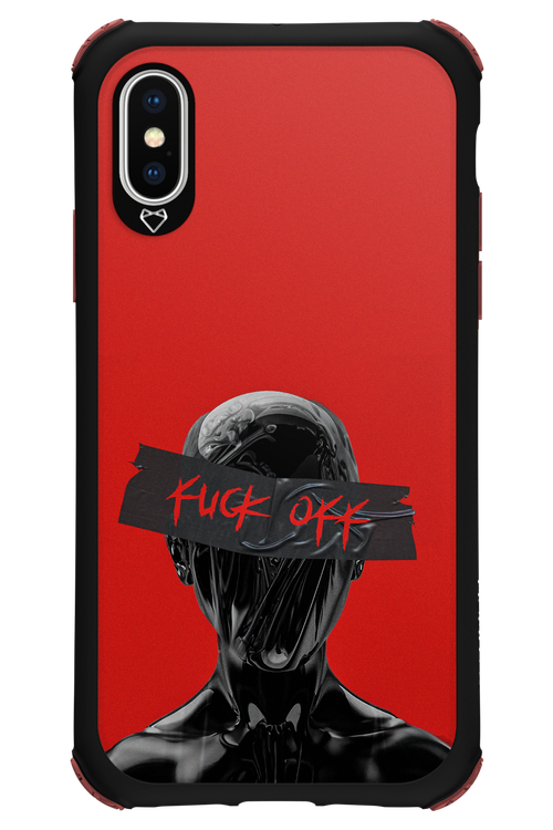 F off - Apple iPhone X