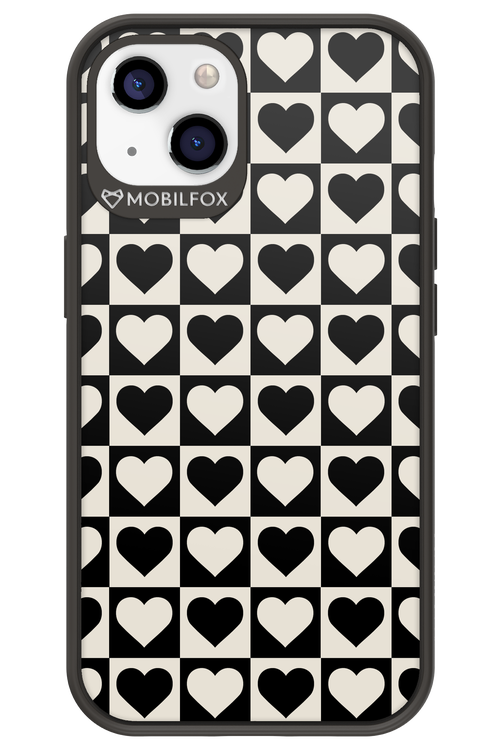 Checkered Heart - Apple iPhone 13