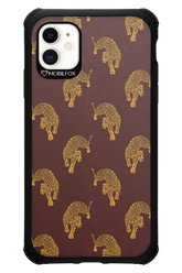 Burgundy Leopard Pattern - Apple iPhone 11