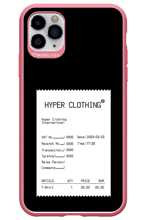 HYPER RECEIPT - Apple iPhone 11 Pro Max