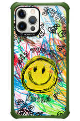 Crayon Smiley Colorful - Apple iPhone 12 Pro Max