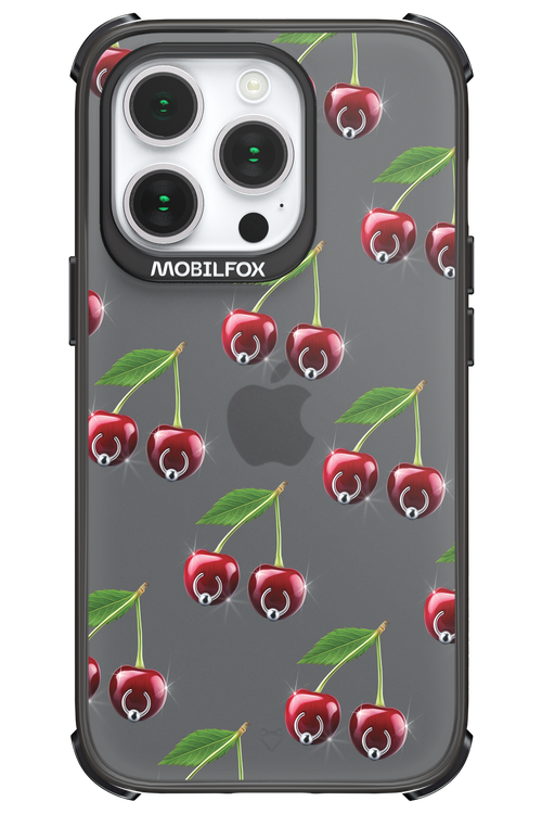 Spicy Cherries Transparent - Apple iPhone 14 Pro