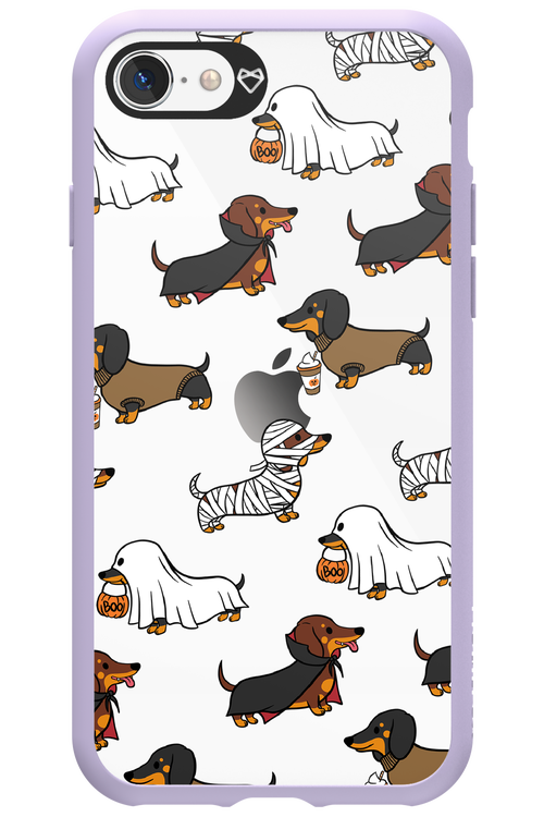 Scary Dachshund (Transparent) - Apple iPhone SE 2022
