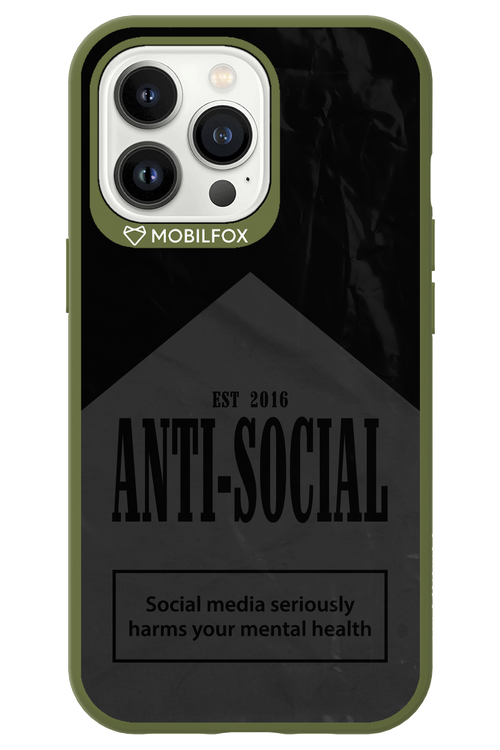 ANTI-SOCIAL (BLVCK) 2.0 - Apple iPhone 13 Pro