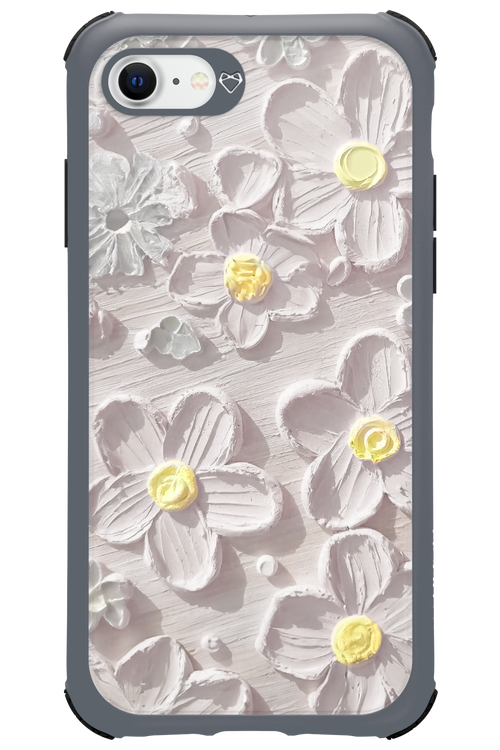 White Flowers 2.0 - Apple iPhone SE 2020
