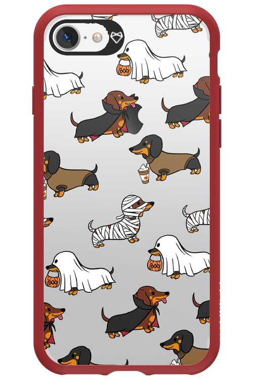 Scary Dachshund (Transparent) - Apple iPhone 7