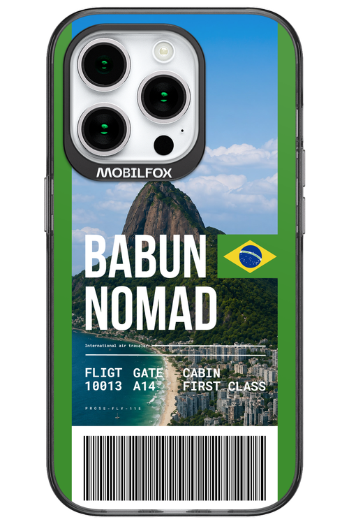 BABUN NOMAD (fly ticket) 2.0 - Apple iPhone 15 Pro