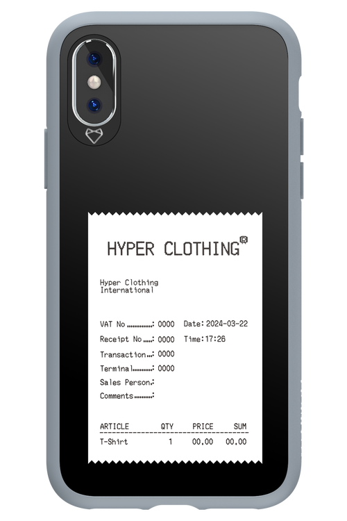 HYPER RECEIPT - Apple iPhone X