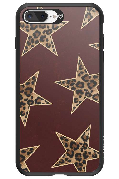 Wild Stars Burgundy - Apple iPhone 8 Plus