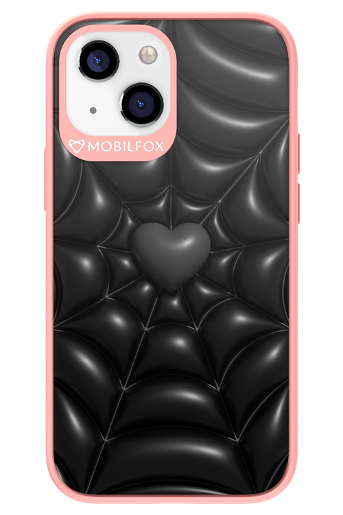 Black Spider Heart - Apple iPhone 13 Mini